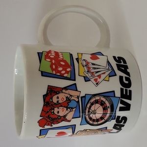 Vintage 1991 Las Vegas Souvenir Coffee Mug By RS Associates